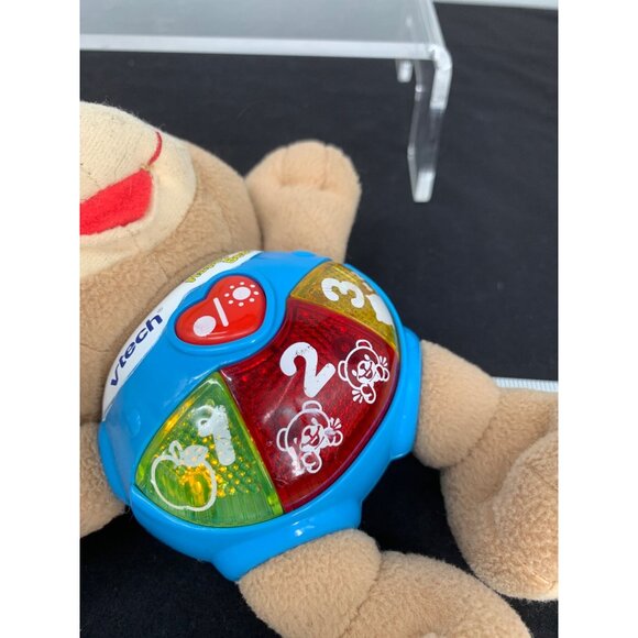 VTECH Happy Lights Bear Working Tested 7 Inch Toy Plush - Picture 8 of 8